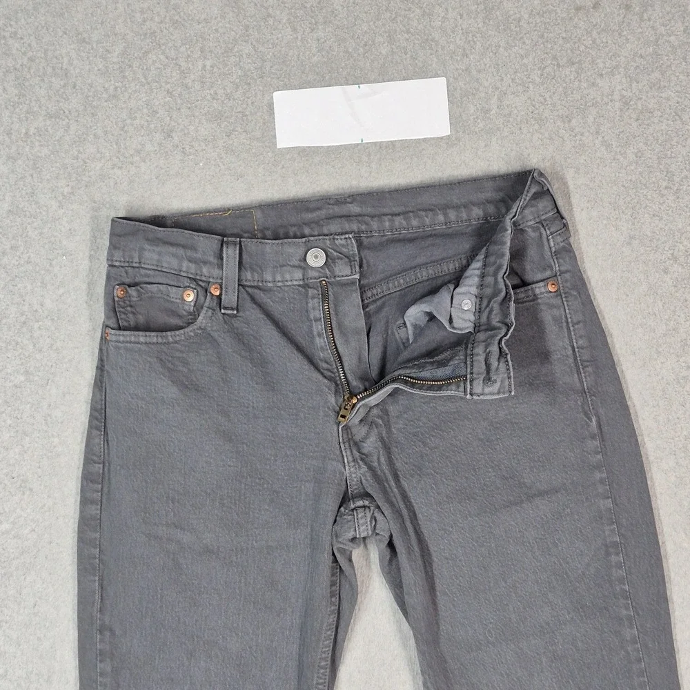 Levi's 511 Men Jeans 30X32 Gray Denim Slim Fit 29